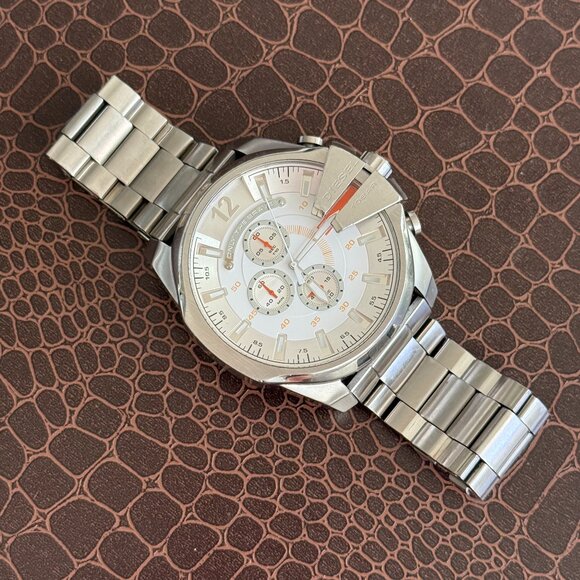 Diesel Mega Chief Chronograph Quartz Mens Watch 52mm DZ-4328 - Picture 1 of 15
